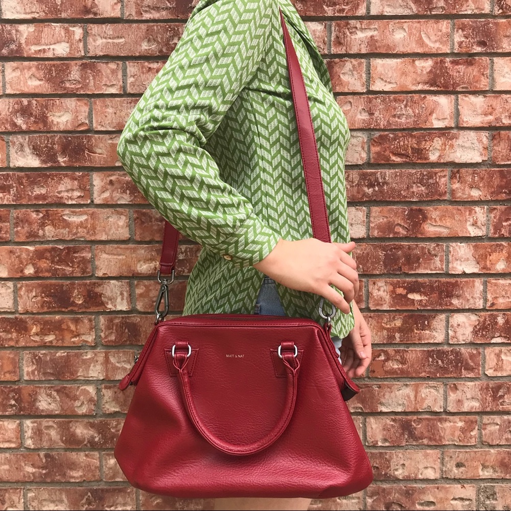 Matt & Nat Malone Satchel in Red